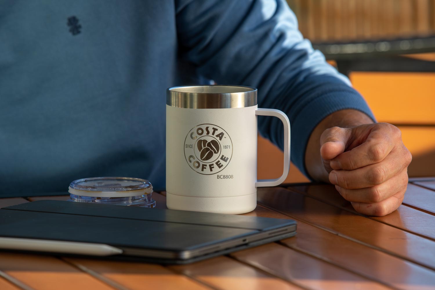 Reusable Stainless Travel Mug with How You Brewin logo – How You Brewin®